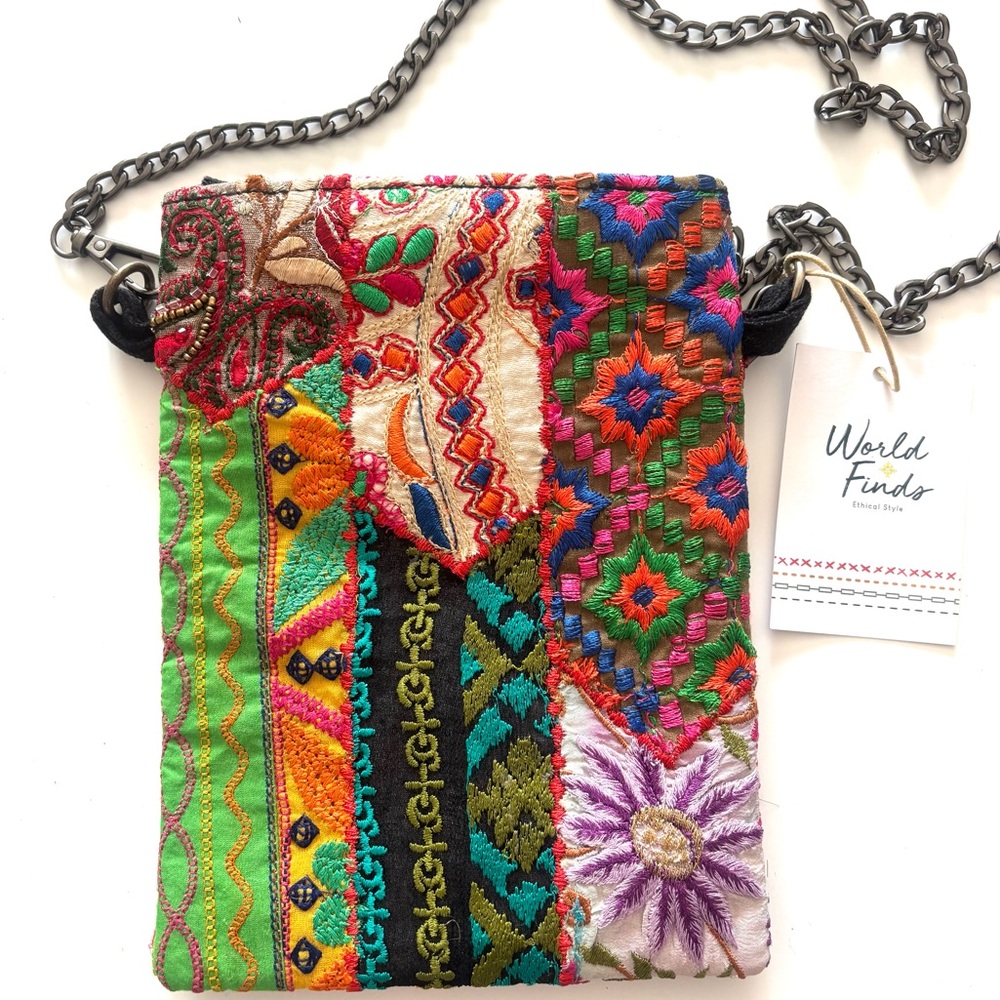 Tribal Mosaic Crossbody Bag